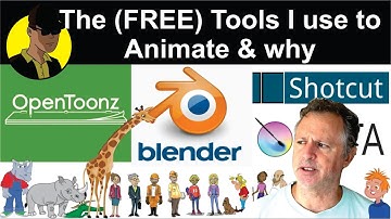 The FREE Tools I use to animate & why. (OpenToonz, Blender, Krita & Shotcut)