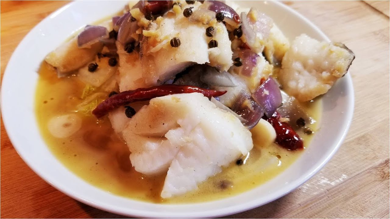 Hot and spicy halibut with Chinese cabbage YouTube