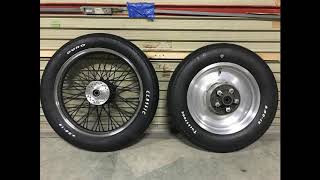 マグナ250】スティード400のフロント流用！前後ビンテージタイヤ装着