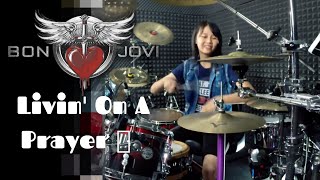 Livin' On A Prayer - Bon Jovi | Drum cover by Kalonica Nicx