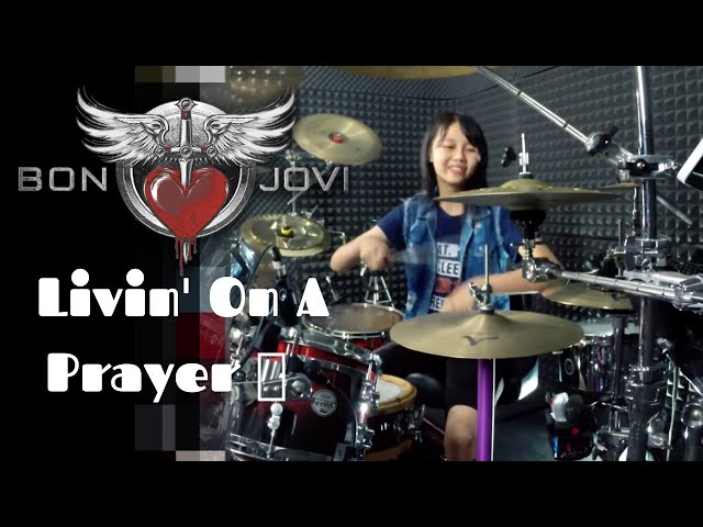 Livin' On A Prayer - Bon Jovi | Drum cover by Kalonica Nicx class=