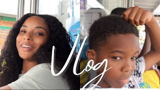 A day in the life | Jordan gets a fresh cut | Errands around town | ROCHELLE VLOGS