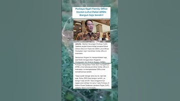 Purbaya Ogah Family Office #news #dedimulyadi #kdm #shorts #shortvideo #viral #fyp
