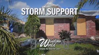 Storm Support Provided by Window World - $189 Installed!