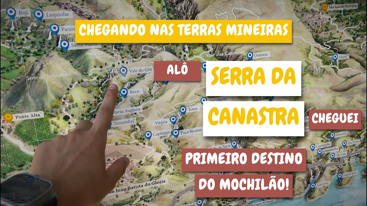 MOCHILÃO EM MINAS GERAIS - VIAJANDO PARA SERRA DA CANASTRA