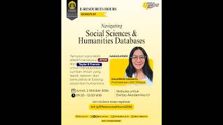[E-Resources Hours Session 05] Navigating Social Sciences & Humanities Databases