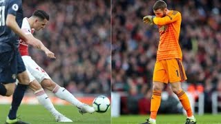 Three times Granit Xhaka Destroyed De Gea with screamers || Arsenal 3 - 1 Manchester united