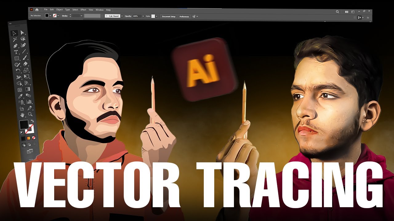 Master Vector Tracing Silently in Adobe Illustrator - YouTube