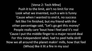 Tech N9ne ft. Navé Monjo - Levitation | LyricsOnScreen