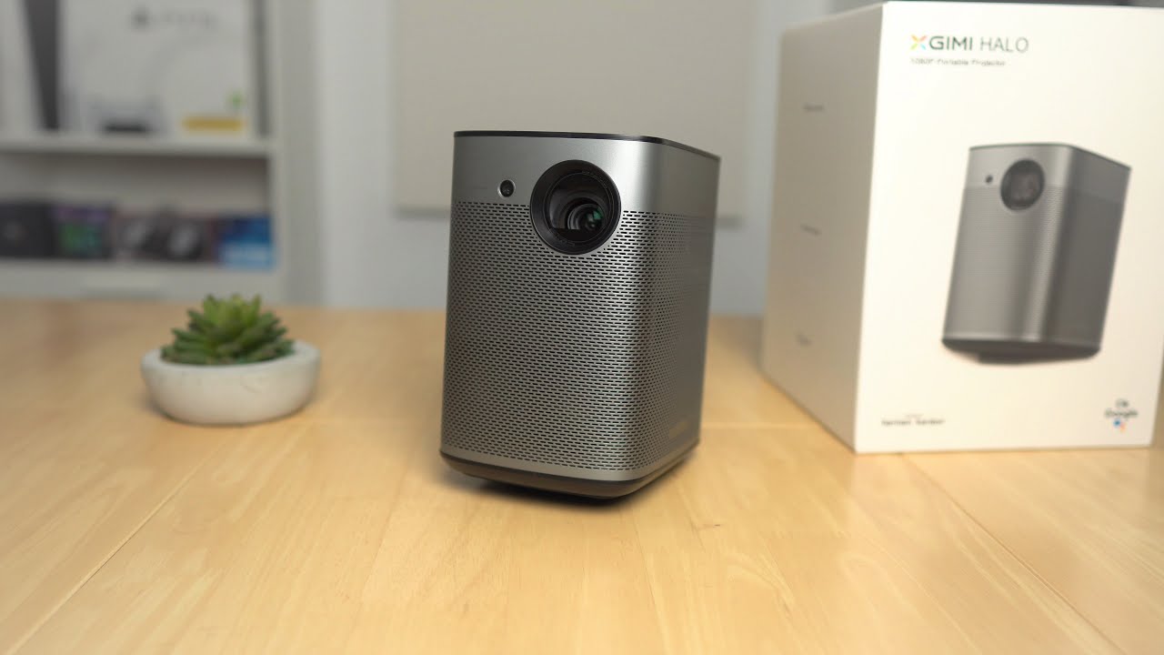 XGIMI Halo Review. An AWESOME 1080p Portable Projector! - YouTube