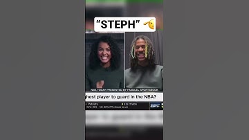 Thumbnail of Ja Morant says Steph Curry is the toughest cover in the NBA 💯 #stephcurry #jamorant #shorts