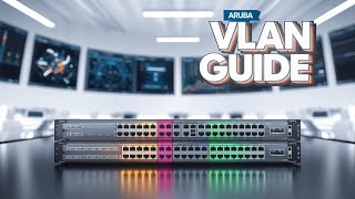 How to configure the VLAN in Aruba central.