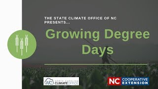 What are Growing Degree Days?