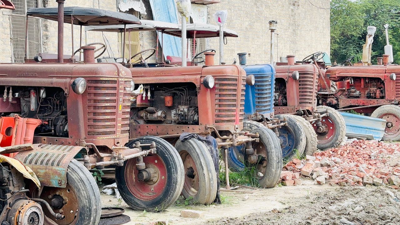 The Golden Age of Farming Vintage Tractors दादा परदादा के समय में चलने वाले DT14 BELARUSH BULLDOZER 
