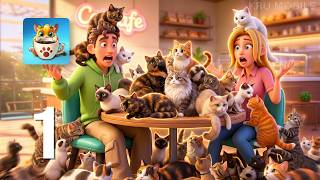 Cat Cafe: Pet Store Simulator - Gameplay Walkthrough Part 1 - Day 1 ~ 2 (Android, IOS) screenshot 2