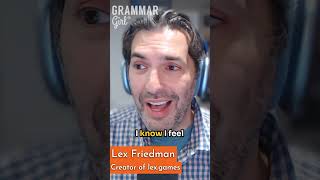 What makes a good word game, with Lex Friedman