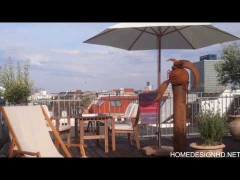 Video: Daring Penthouse Kölnin hieno kaupunki, jossa on vahva persoonallisuus