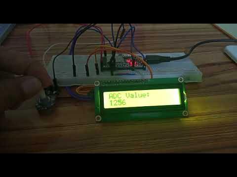 ESP32 ADC – Read Analog Values Using LCD with Arduino IDE - YouTube