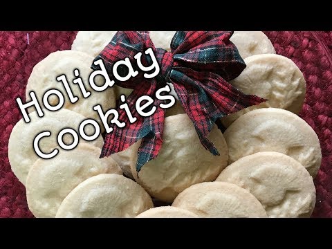 Holiday Scottish Shortbread Cookie Recipe--Peaches and Cream