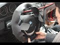 MEWANT--- for BMW F30 320i 2013 Hand Stitch Car Steering Wheel Installing