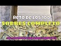 Reto de los 100 sobres COMPLETO / 100 envelope challenge COMPLETED