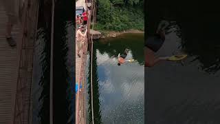 Trampoline Off 70Ft Bridge