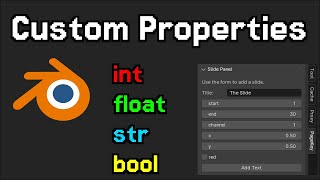 How to: 5 Blender Plugins to Learn User Input (Properties)
