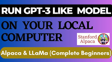 Alpaca & LLama: How to Install and Run Locally on Your Computer | GPT-3 Alternative | 2023