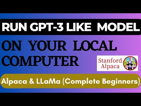 Alpaca & LLama: How to Install and Run Locally on Your Computer | GPT-3 Alternative | 2023