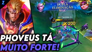 O DIA QUE EU JOGUEI IGUAL PROFISSIONAL DE PHOVEUS! - PHOVEUS GAMEPLAY | Mobile Legends