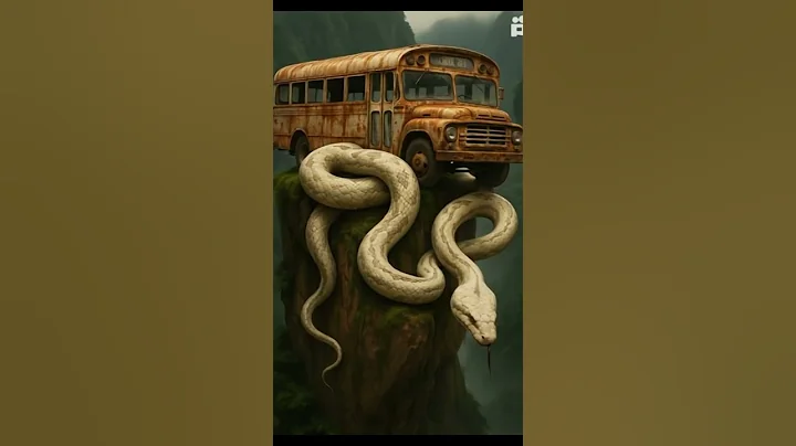 AI Travel Discovery | White Python vs Bus | Amazon Jungle #shorts #trending #art