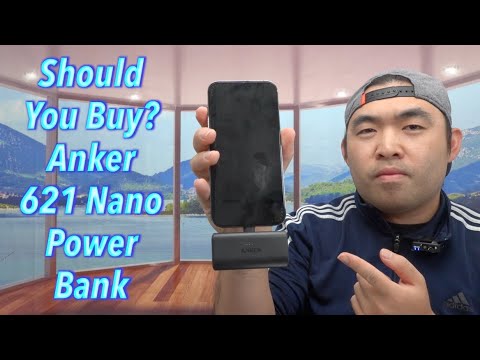 Anker 621 Nano Power Bank Павербанк з вбудованим Lightning для iPhone 14 / 13 / 12 серій iPad AirPods (5000 mAh 12W MFi), видео 1