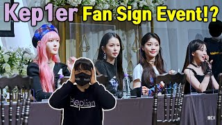 Kep1Er Fan Sign Event I Wanna Fo There T T Wa Da Da First Impact Unboxing Photo Card