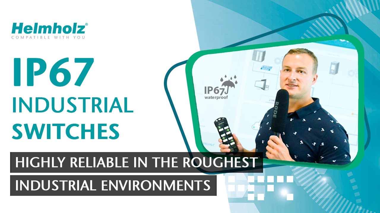 IP67 Switches from Helmholz – highly reliable in the roughest industrial environments