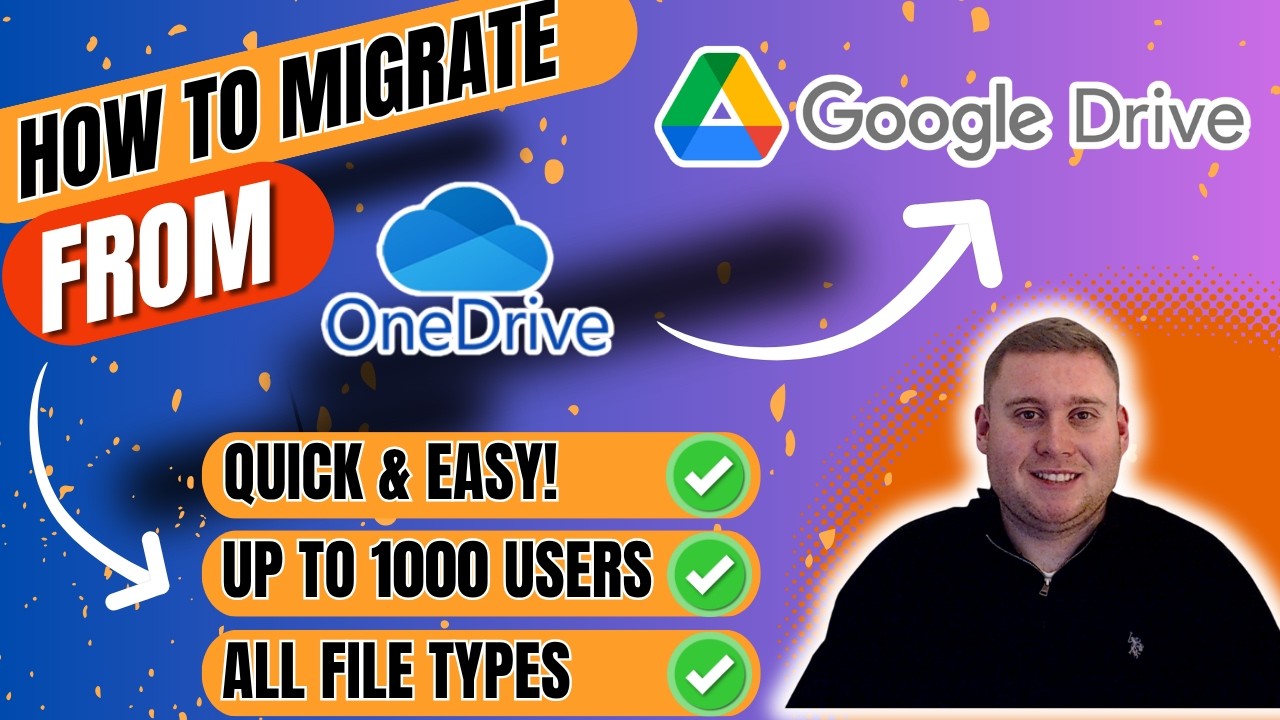 Migrate Data From OneDrive to Google Drive - Quick & Easy! - YouTube