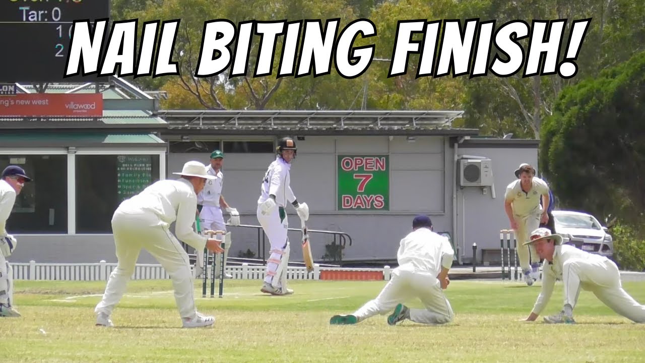 Low Scoring THRILLER! GoPro POV Cricket