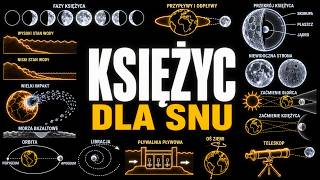 Księżyc, cała historia od pływów do ZDERZENIA | Dokument do snu