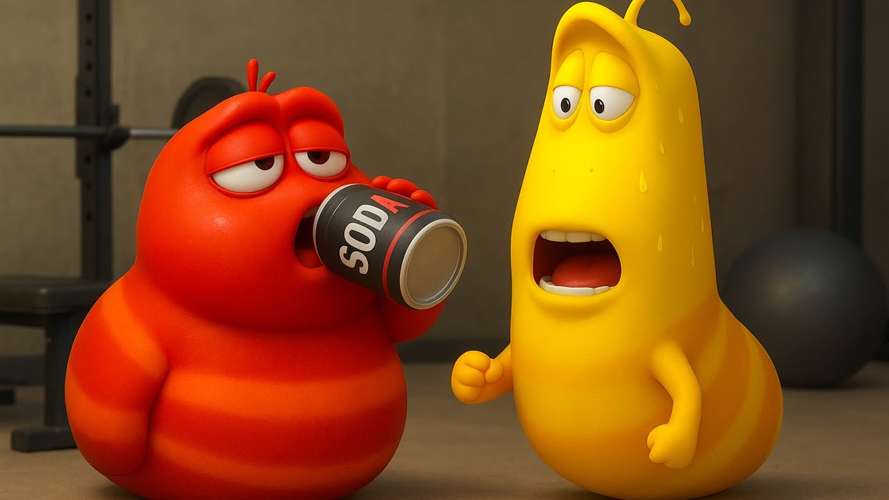 LARVA ANIMATION 2025: Soft drinks and water - Best Cartoons 20225 | Best Cartoon Collection