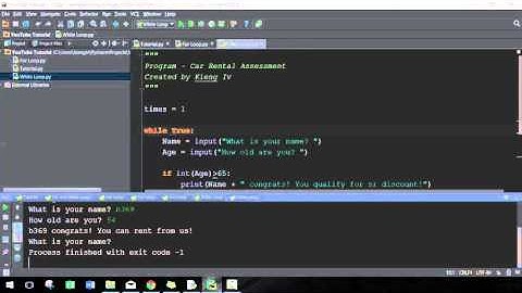 Introduction to Python - Lesson 10 (While Loop)