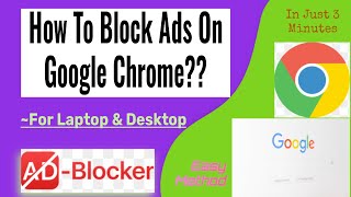 How To Block Ads & Pop-Ups | On Your Google Chrome | Through Extension | For Windows 7;8.1 & 10 PC | screenshot 5