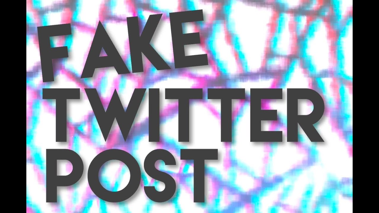 Fake Twitter Post for PicCollage - YouTube