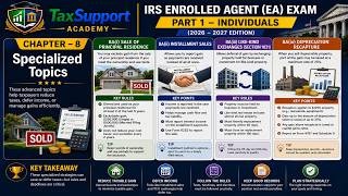 27/35 IRS Enrolled Agent (EA) Part 1 –Exam Preparation 2026–27 | Individuals | TaxSupport Academy