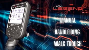 THE LEGEND NOKTA MAKRO HANDLEIDING  - WALK TROUGH GUIDE - EXPLANATION (FOR ENGLISH SUBS Click DUTCH)