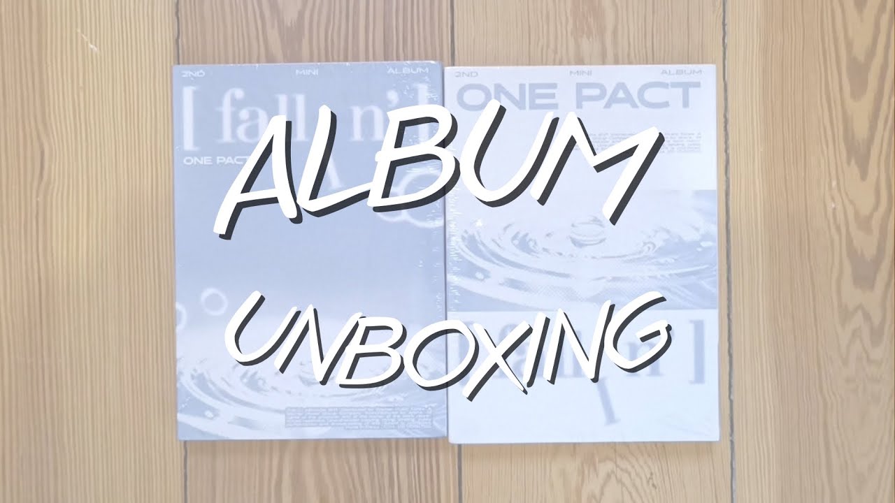 Unboxing ONE PACT 2nd Mini Album fallIn | Распаковка альбома ONE PACT
