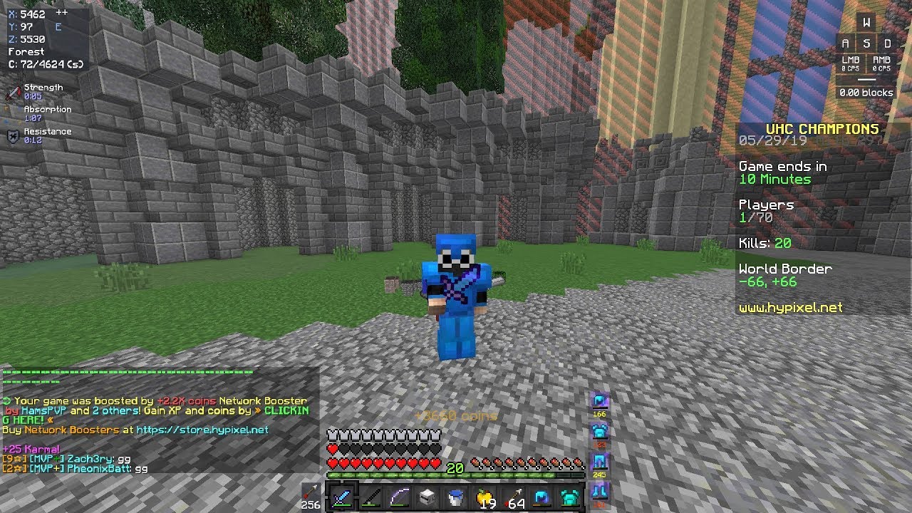 i got a 20 bomb and this happened.. (Hypixel UHC Highlights)