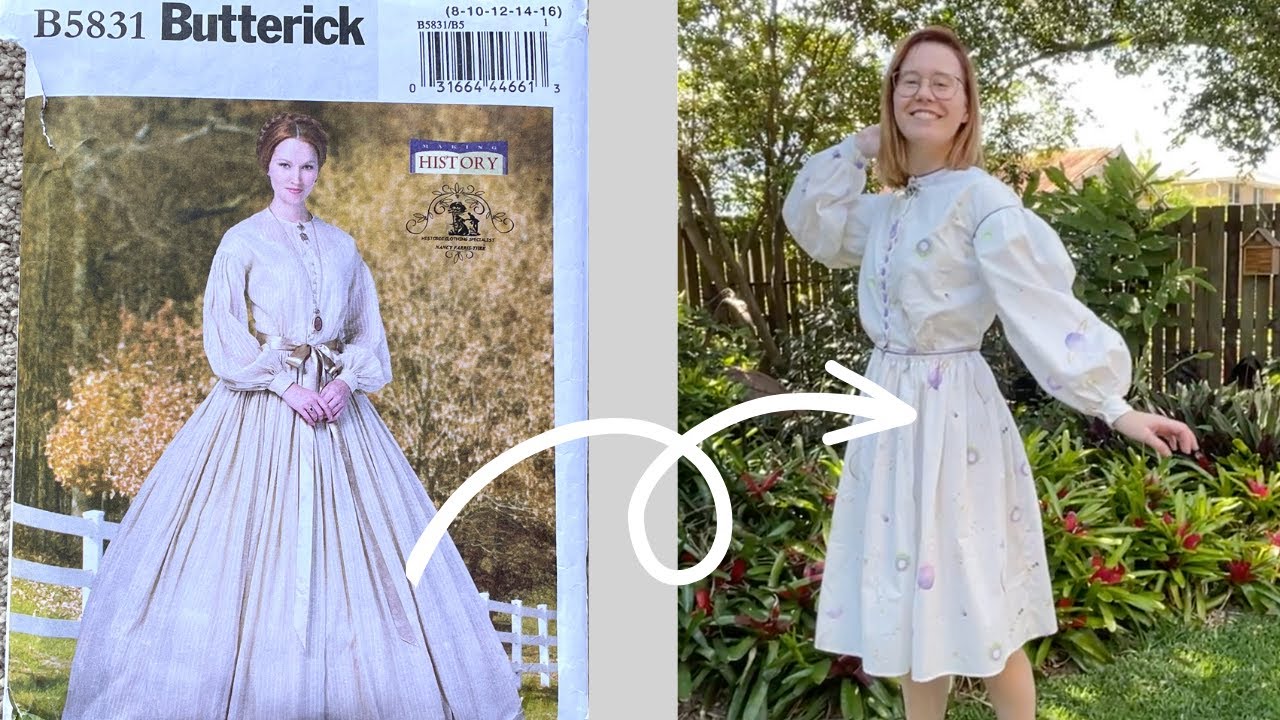 Adapting Historical Fashions for Everyday Wear - Butterick B5831
