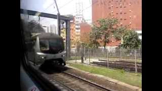 {ERL} Meet MLR train after depart MTR Hung Hom Station