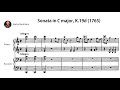 Nannerl mozart  sonata in c for piano 4 hands k19d 1765