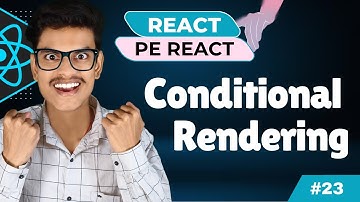 Conditional Rendering In Just 1 Hour | React Js | #reactpereact