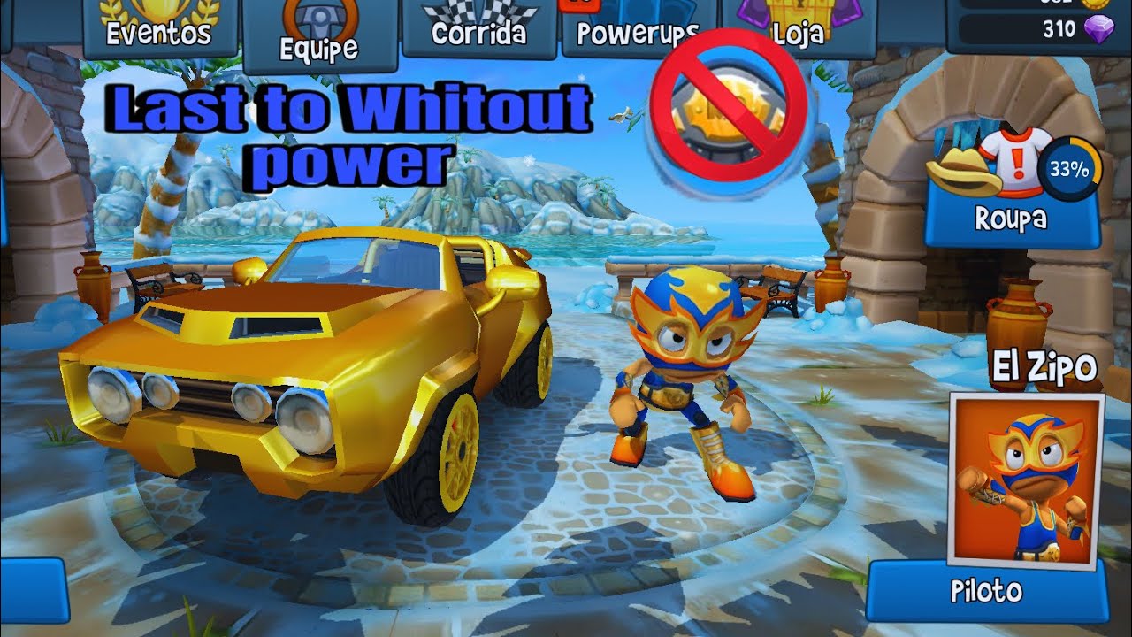 Last to Whitout power 😱| beach buggy racing 2🏖️